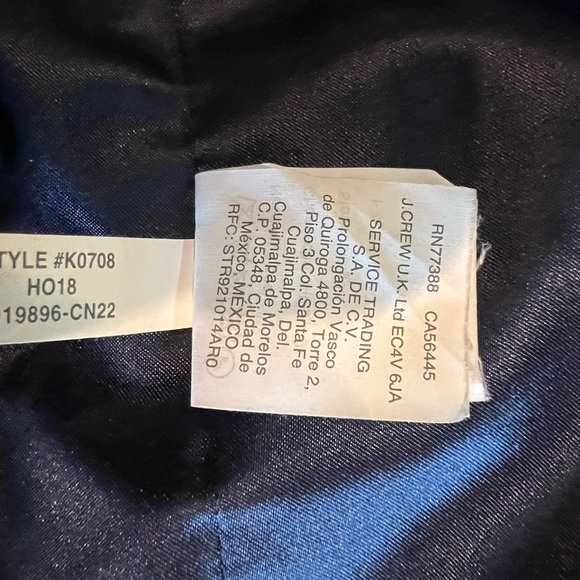 J. Crew 24 navy and white wool coat as seen on Meghan Markle, GUC. - Picture 10 of 12